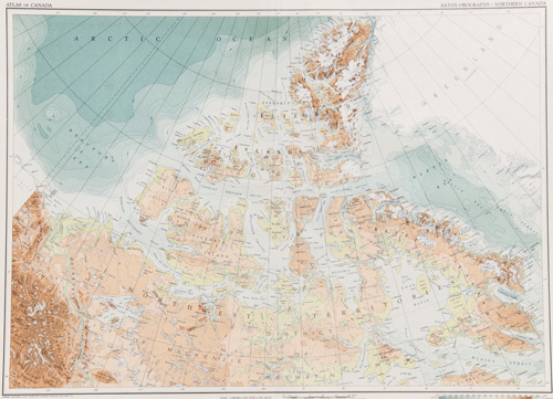 Bathy-orography – Northern Canada